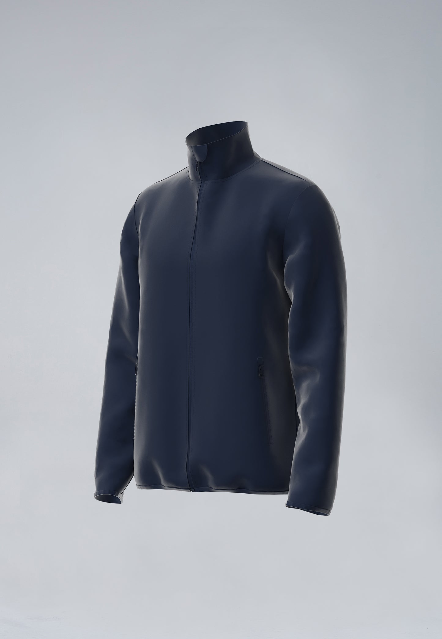 MEN'S JACKET STAND-UP COLLAR